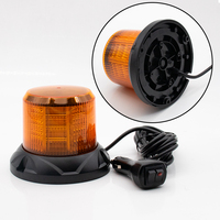 E-Markierung SAE DOT EMC 12V 24V blinkendes magnetisches Leuchtfeuer LED Gelb Warnung LED Blitzlicht Notsignal