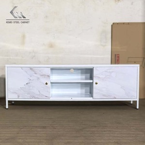 <span class=keywords><strong>Meuble</strong></span> <span class=keywords><strong>TV</strong></span> moderne en métal blanc pour salon, console de rangement, armoire latérale pour maison, bureau, appartement - Product Image 1