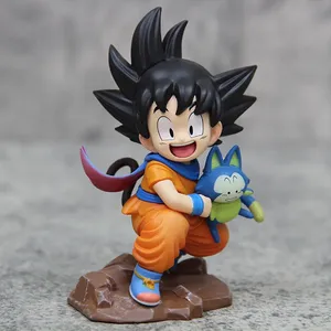 Figura di Son <span class=keywords><strong>Goku</strong></span> con Puar da DBZ, 10cm, in PVC, Action Figure Anime da Collezione, Modellino Regalo per Fan - Product Image 5