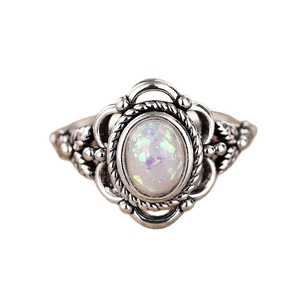 Anello Vintage con Fiori per Donne, Gioiello da Dito Floreale di Tendenza - Product Image 5