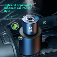 Diffuseur de parfum intelligent pour voiture, grande capacité 120 ml, support de tasse en métal, désodorisant de voiture, rechargeable par USB, démarrage et arrêt automatiques, aromathérapie