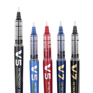 P-ILOT BXC-V5/V7 Pulpen Gel Cair Lurus 0.5/0.7mm Isi Ulang Tinta Pulpen Tanda Tangan Ujian Jarum Kapasitas Besar - Product Image 4