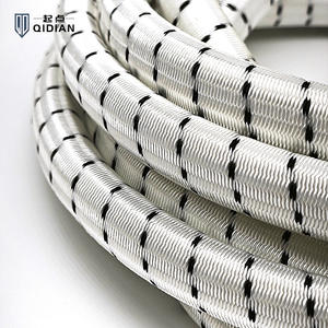 1/2 lateks Bungee kordon 250% streç oranı Anti-UV 2 yıl ömrü 15mm Polyester Tarp şok beyaz siyah lekeler için mevcut 8mm - Product Image 4