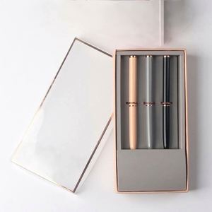 High Quality Custom Custom Logo Metal Ballpoint Pens 1.0mm Black Ink Luxury Gift <b>Set</b> for Business School Promotional Use - Product Image 5