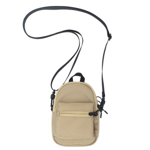 Sac bandoulière unisexe personnalisé avec logo, fermeture éclair et chaînes à boutons, mini sac tendance pour téléphone, vente en gros - Product Image 1