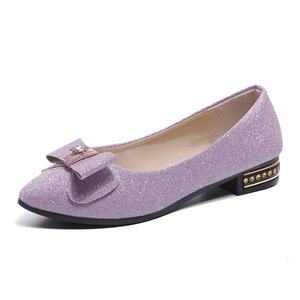 Ballerine Economiche e Comode con Punta Affusolata, <span class=keywords><strong>Glitter</strong></span> e Fiocco, <span class=keywords><strong>Scarpe</strong></span> Eleganti da <span class=keywords><strong>Donna</strong></span> - Product Image 6