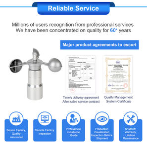 Diskon besar FST200-201B <span class=keywords><strong>Sensor</strong></span> kecepatan angin panas RS485 4-20 MA <span class=keywords><strong>OEM</strong></span> instrumen pengukuran kecepatan pengencang untuk stasiun cuaca - Product Image 4