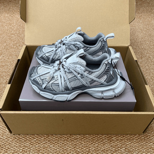 Baskets de sport de haute qualité pour couple, à lacets, en maille 3XL, confortables, en tissu de luxe respirant, chaussures de marche Balenciaga - Product Image 2