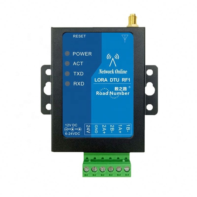Hot LORA Spread Spectrum 433 M Wireless Data Transmission Radio RS232 485 to LoRa Wireless Communication Terminal Equipment