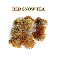 Thé Rouge de Neige Sauvage Naturel en Vrac, Direct Usine, Thé Herbal de Lichen de Haute Montagne, Boisson Bien-être Quotidienne, Vente en Gros