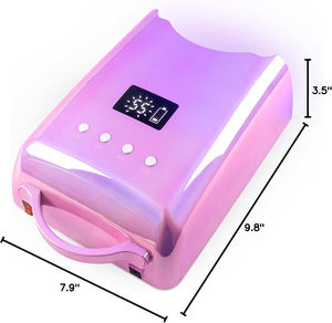 Lámpara Secadora de Uñas Profesional Recargable de 78W, LED UV, con Base Metálica y Asa, Inalámbrica, con Batería Recargable - Product Image 4