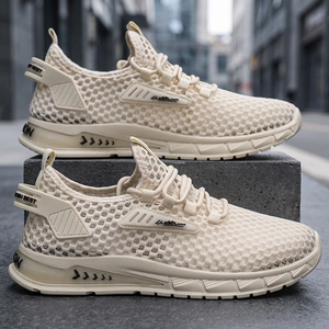Zapatillas Urbanas con Cordones para Hombre, Parte Superior de Piel Vacuna, Suela de Phylon, Entresuela de Cuero Genuino, Suela con Absorción de Impactos, Puntera Clásica - Product Image 3