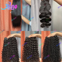Bundles de cheveux humains 12A 20 22 24 26 pouces Bundles de vague de corps Cheveux humains 100% cheveux vierges brésiliens non transformés Noir naturel