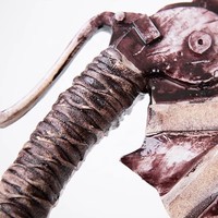 Реплика оружия из стекловолокна по мотивам Bloodborne: тесак-пила, металлические мечи для косплея