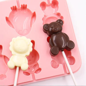 Moule à sucettes en silicone alimentaire antiadhésif sans BPA, outils de pâtisserie, compatible four et lave-vaisselle - Product Image 3