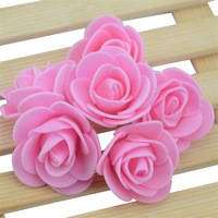 Kepala Bunga Mawar Buatan dari Busa 3,5cm, 500 Pcs Kemasan Besar, 18 Warna untuk Kerajinan DIY, Karangan Bunga, Boneka Beruang, Perlengkapan Dekorasi