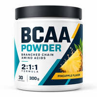 Poudre de BCAA à Marque Blanche 2:1:1 Acides Aminés à Chaîne Ramifiée Complément Nutritionnel Sportif pour la Récupération Musculaire et l'Énergie des Adultes