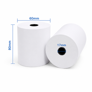 Rouleau de papier thermique 80x80mm 57x40mm sans BPA, papier de reçu POS, rouleau de caisse enregistreuse pour supermarché, restaurant - Product Image 3