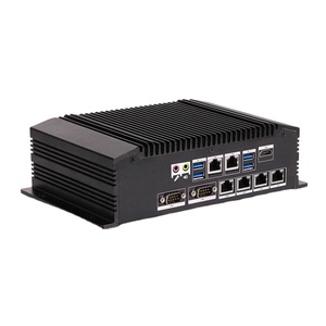 Linkleaps không quạt mini công nghiệp PC với intel i5 6200U/7200U 4GB RAM Intel i210 GbE LAN 2 RS232 pfsense tường lửa - Product Image 1