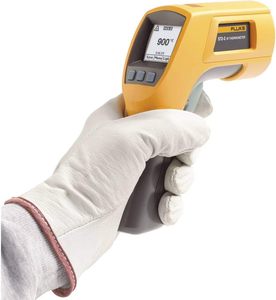 Thermomètre infrarouge haute température 572-2 avec double laser, affichage LCD en plastique - Product Image 3
