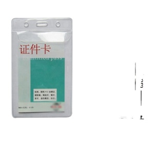 Hot Sale Custom <b>Plastic</b> Pvc Clear Pouch Id Credit Card Holders - Product Image 5