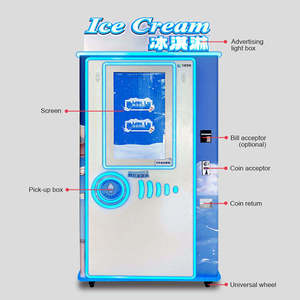 Distributeur automatique de crème glacée, préparation <span class=keywords><strong>rapide</strong></span> <span class=keywords><strong>en</strong></span> 30 secondes, plus de 16 saveurs, fonctionnement intelligent <span class=keywords><strong>24h</strong></span>/24 pour centre commercial/parc d'attractions - Product Image 4