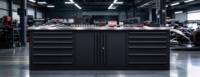 Armoire de garage modulaire en acier OEM personnalisée, idéale pour l'espace de rangement dans les ateliers de réparation de garage