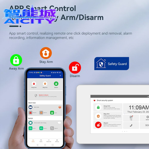 ระบบเตือนภัยอัจฉริยะสำหรับบ้านพร้อมกล้อง Wifi วิดีโอ<span class=keywords><strong>รีวิว</strong></span> และฟังก์ชั่นควบคุมด้วยเสียง <span class=keywords><strong>Alexa</strong></span> - Product Image 5