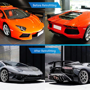 Kit carrosserie pour Lamborghini Aventador 2010-2012 : modification et amélioration du pare-chocs avant, de la calandre, du pare-chocs arrière et des garde-boue. - Product Image 2