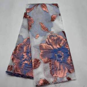 <span class=keywords><strong>2025</strong></span> Mới Nhất Đầy Màu Sắc Jacquard Organza Ren Vải Hoa Thổ Cẩm Chất Liệu Cho Phụ Nữ Wedding Dress - Product Image 4