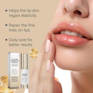 Anti Line Hydrate <b>Lip</b> <b>Serum</b> 15ml Oem Private Label Collagen <b>Plump</b> Smooth Vegan - Product Image 4