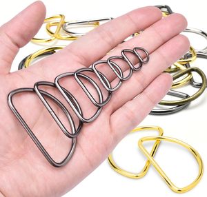 Coobigo Pack D Ring Metal <b>Purse</b> Straps Buckle Small Dog Collars Hardware Dee Rings Mini Zipper Pulls Clothing Bag Making Pet Dre - Product Image 5