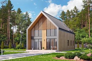 Casa Moderna de 145m² em Estrutura de Madeira/Estilo Barnhouse - Product Image 2