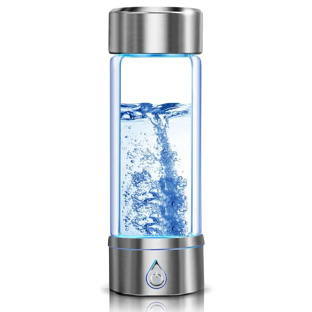 Wasserstoff-Wasserflasche ist ein 3-Zwecke-Wasserstoff-Generator verwendet fortschrittliches SPE und PEM Über 1.500 ppb geruchloses Wasserstoff