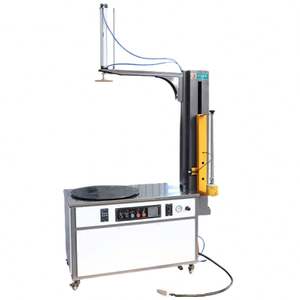 Machine d'emballage extensible automatique pour palettes, pour armoires verticales, boîtes en mousse, cartons, boîtes en bois, cintres à vêtements, caisses métalliques et palettes - Product Image 2