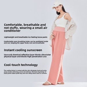 Shanhao 2025 été pantalons de maternité pour femmes enceintes respirant taille <span class=keywords><strong>ample</strong></span> protecteur vêtements - Product Image 2