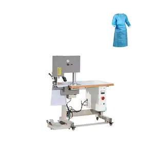 ultrasonic foot pedal non woven seaming machine for medical gown