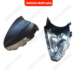 กระจกมองหลังพร้อมไฟเลี้ยวสำหรับรถยนต์ Volkswagen Tiguan ปี 08-18 และ Skoda Yeti แบบฮาโลเจน ABS ใหม่ - Product Image 3