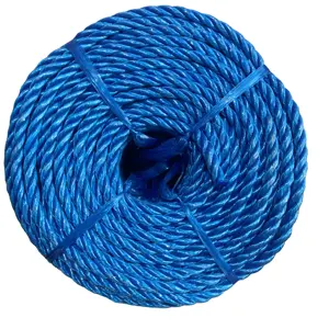 Non-Stretch, Solid and Durable 3 strand 30mm polypropylene mooring