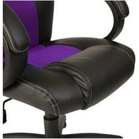 Fauteuil de bureau ergonomique en cuir, pivotant, style racing, minimaliste, avec accoudoirs à vérin à gaz 3 positions, pour le gaming et la relaxation, vente en gros