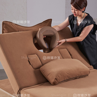 Table de massage électrique moderne pour SPA à domicile, idéale pour les soins corporels et les tatouages, avec fonction de bain de pieds pour les thérapeutes et tabouret