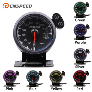 CNSPEED 60 มม. เกจวัดอุณหภูมิน้ำมันจอแสดงผล LED แผงหน้าปัดรถยนต์ 12V เกจวัดการปรับเปลี่ยนยานยนต์ - Product Image 1