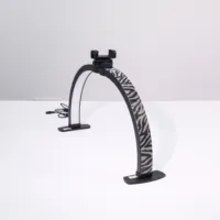 Lampe à ongles LED demi-lune 30W 308 LED de haute qualité, outil d'éclairage de table professionnel pour salon de manucure et table de peinture