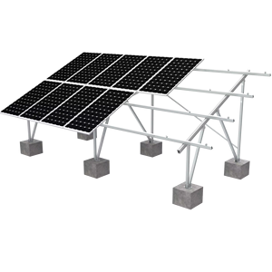Montaje en tierra estructura del sistema de panel solar tornillo de tierra montaje de aluminio - Product Image 1