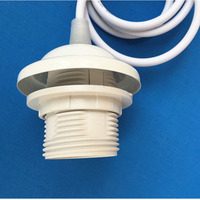 Kit de lampes plafonniers suspendues avec câble, prise de courant, e27, e14, 1m, 100 pièces