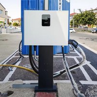 Chargeur rapide DC Emobility pour véhicules électriques 60 kW, station de recharge murale pour véhicules électriques