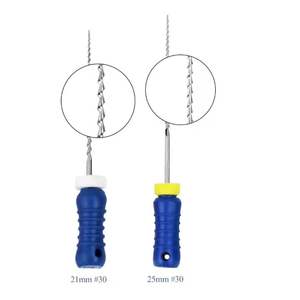 Fraises à canaux radiculaires pour usage manuel en dentisterie, en acier inoxydable - Product Image 3