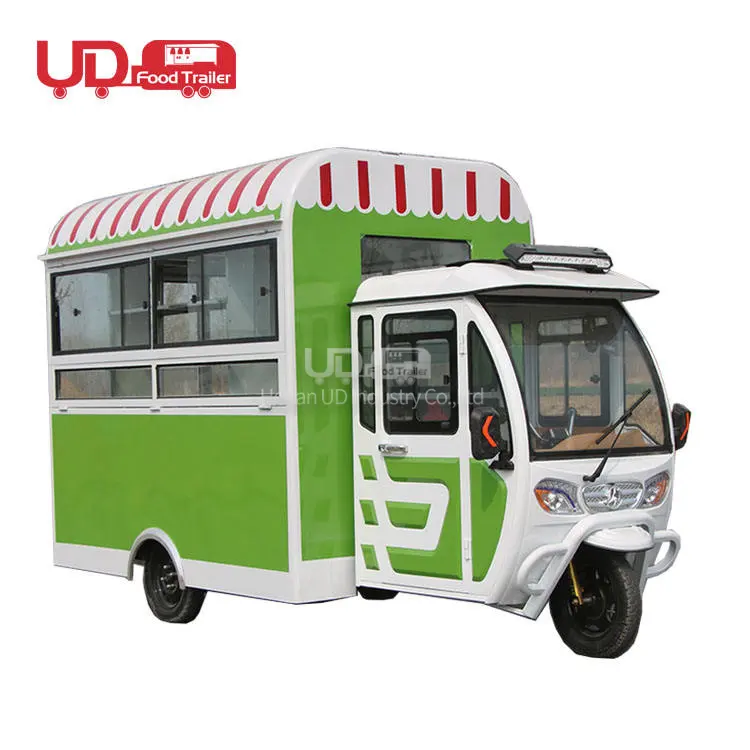 Benzina/camion di cibo elettrico Catering Van Coffee Cart Bike Piaggio Ape Mobile Kitchen Tuk Tuk Food Truck in vendita