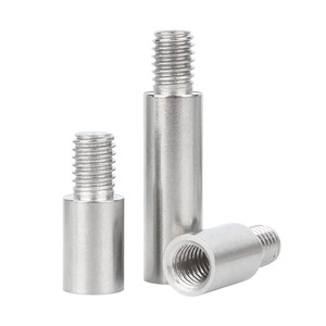 Guwanji Vis de réducteur à filetage interne/externe en acier inoxydable 304, à tête ronde simple, avec écrou allongé, pour poteau d'isolation - Product Image 4