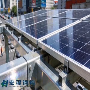 Estación de Carga para Vehículos con Estructura de Acero y Paneles Solares para Exteriores, para Zonas de Descanso en Carreteras - Product Image 4